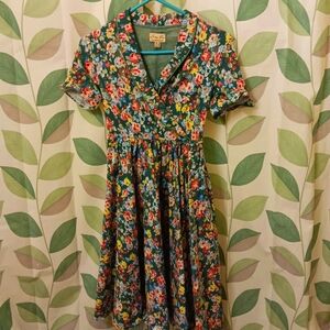 1950's Inspired Lindy Bop Dress💚💐